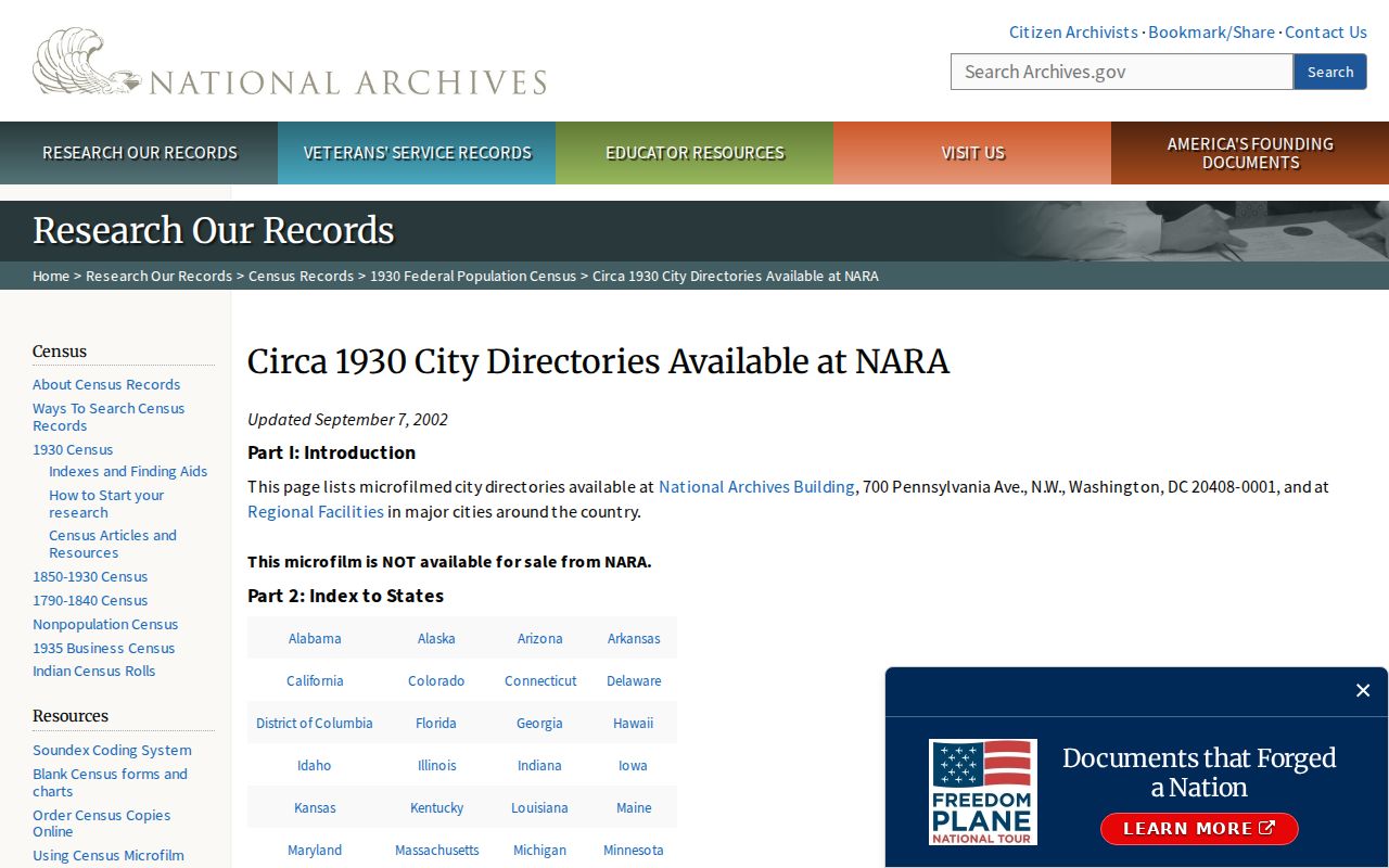 Naugatuck city directory NARA Waterbury locality holding