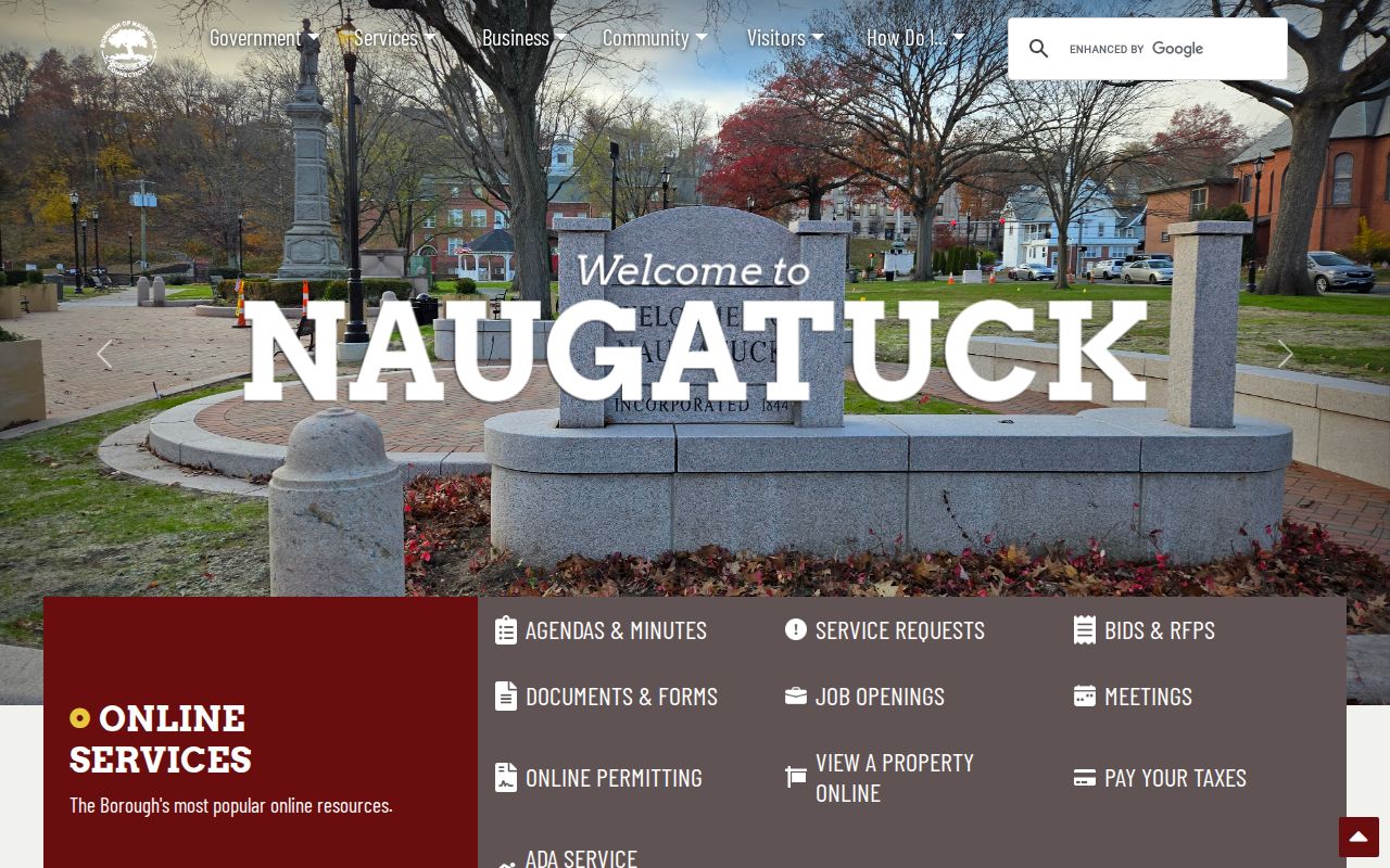 Naugatuck residents directory municipal records source
