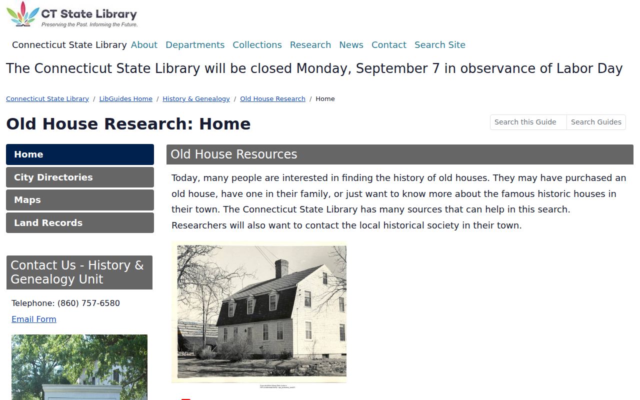 Naugatuck previous residents old house research guide